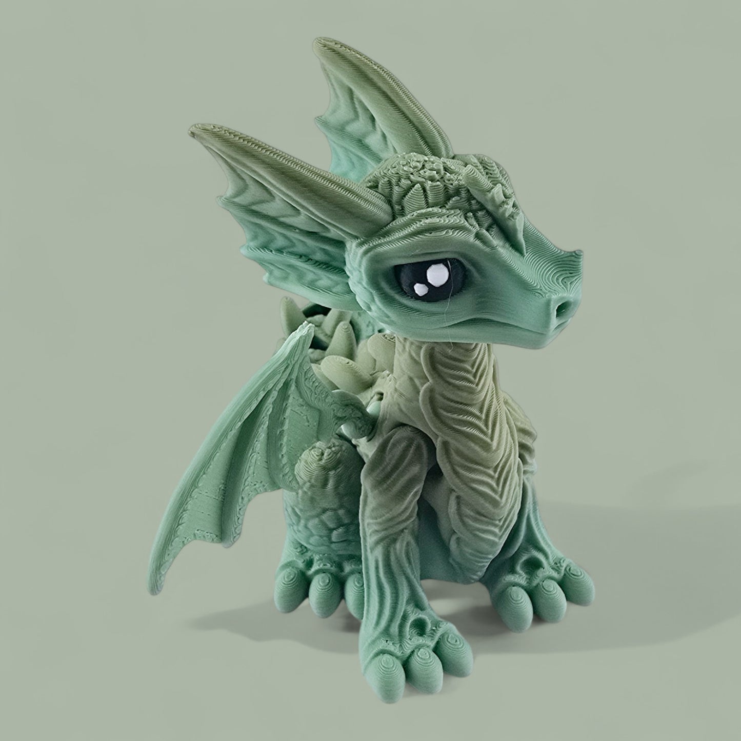 Sitting Cute Dragon Flexi Ornament Fidget