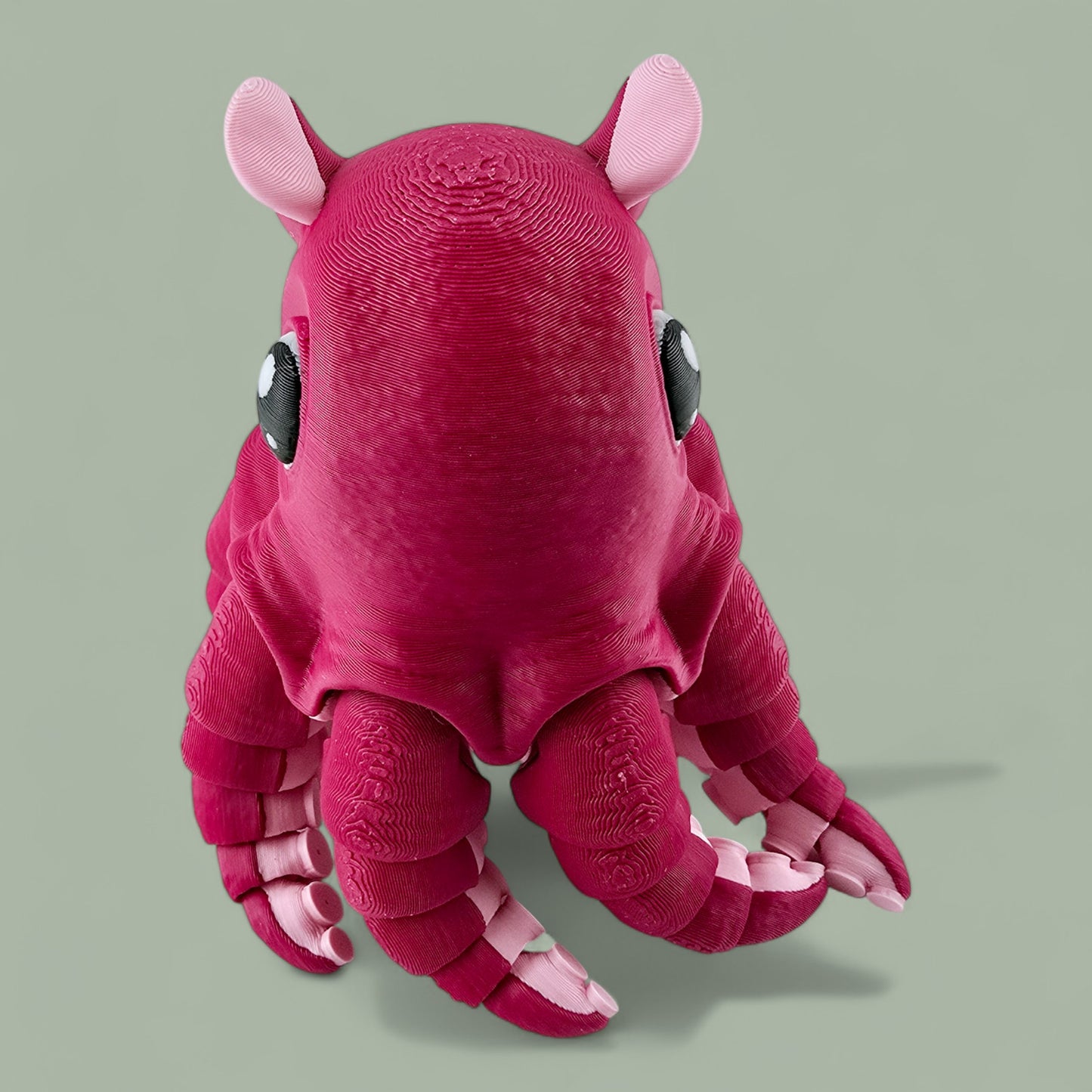 3D Printed Articulated Flapjack Octopus – Poseable Fidget Toy by Mat Mire Makes