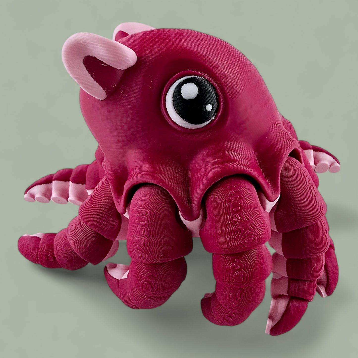 3D Printed Articulated Flapjack Octopus – Poseable Fidget Toy by Mat Mire Makes