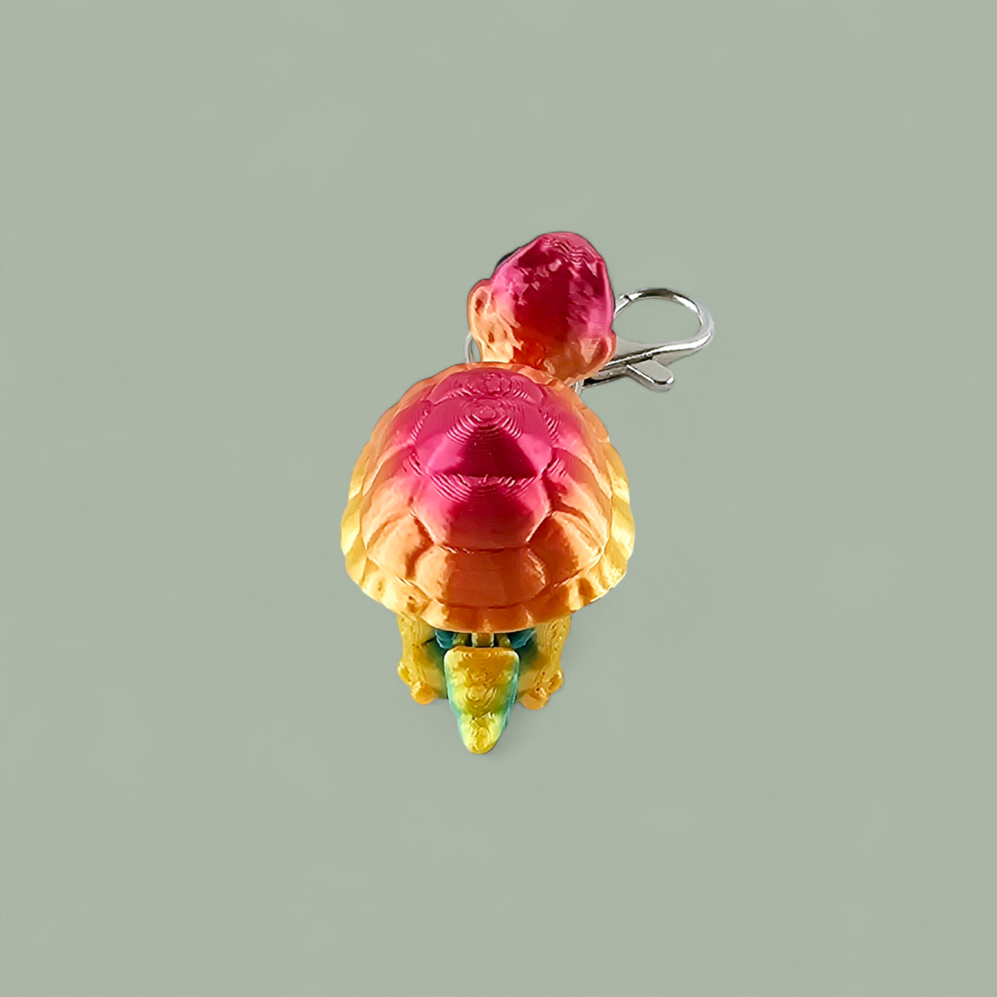 Rainbow Tortoise Keychain/Bag Tag/Lanyard accessory