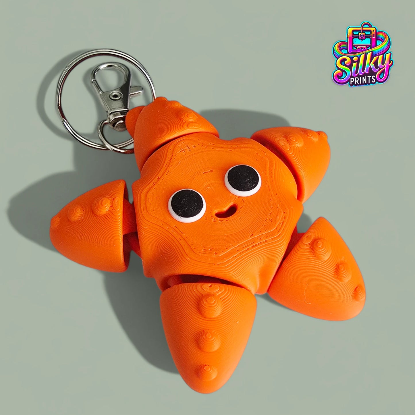 Zou3D Silky Prints Sea Life Keychain & Bag Tags | 3D Printed Ocean Animal Accessories