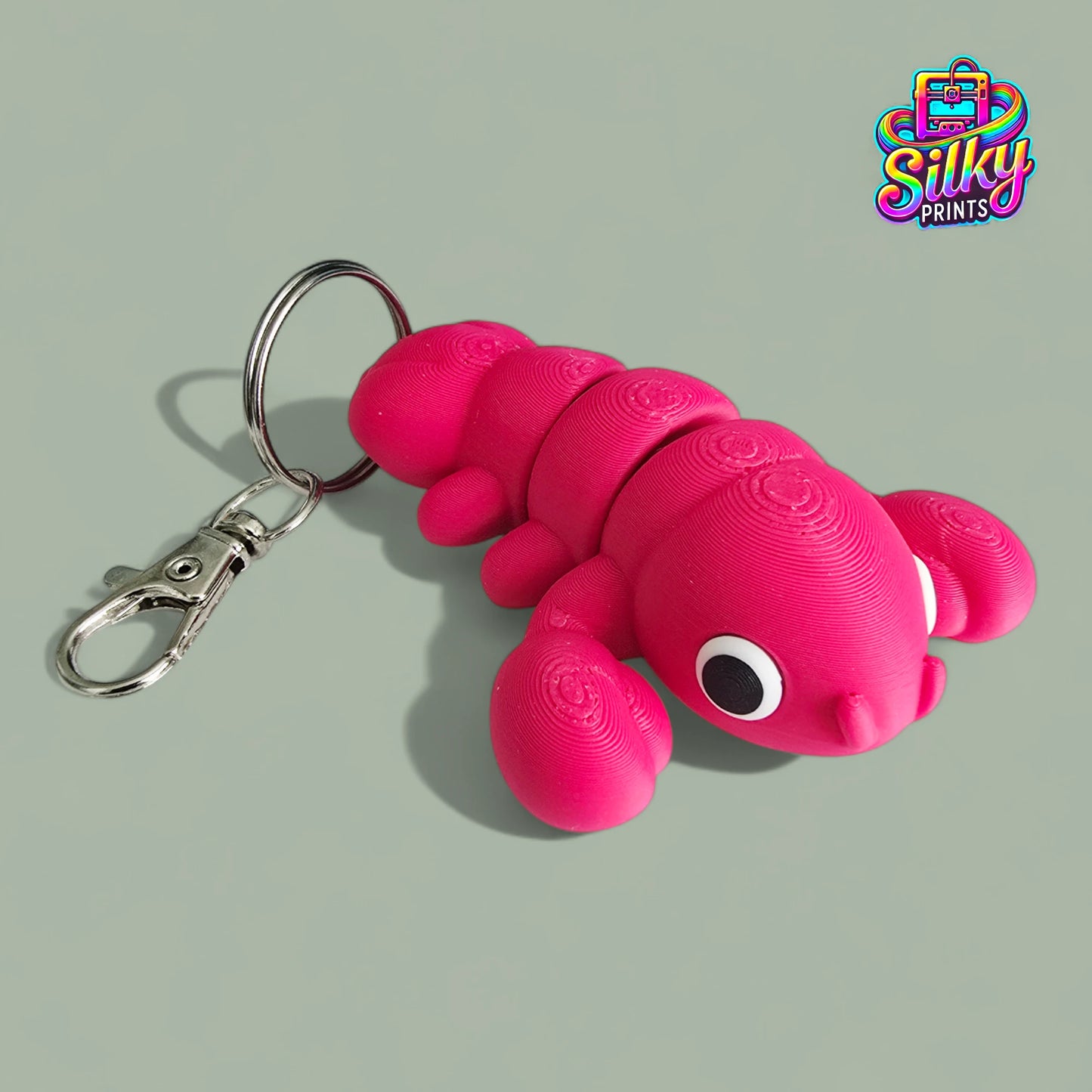 Zou3D Silky Prints Sea Life Keychain & Bag Tags | 3D Printed Ocean Animal Accessories