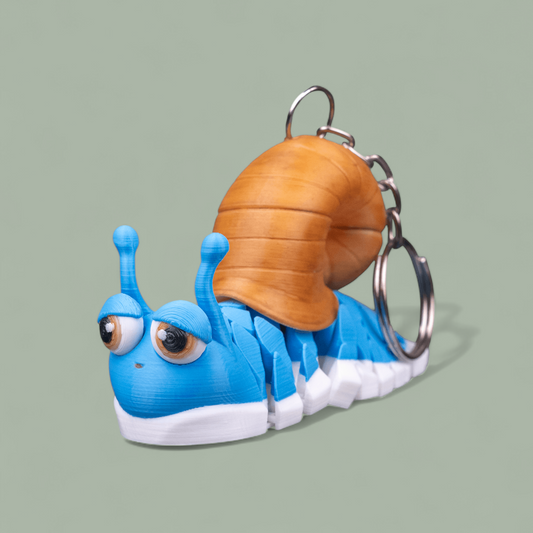 Abigail The The Cute Snail Fidget Keychain-Key Ring