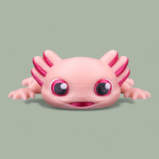 Ashley The Axolotl Fidget Keychain-Key Ring