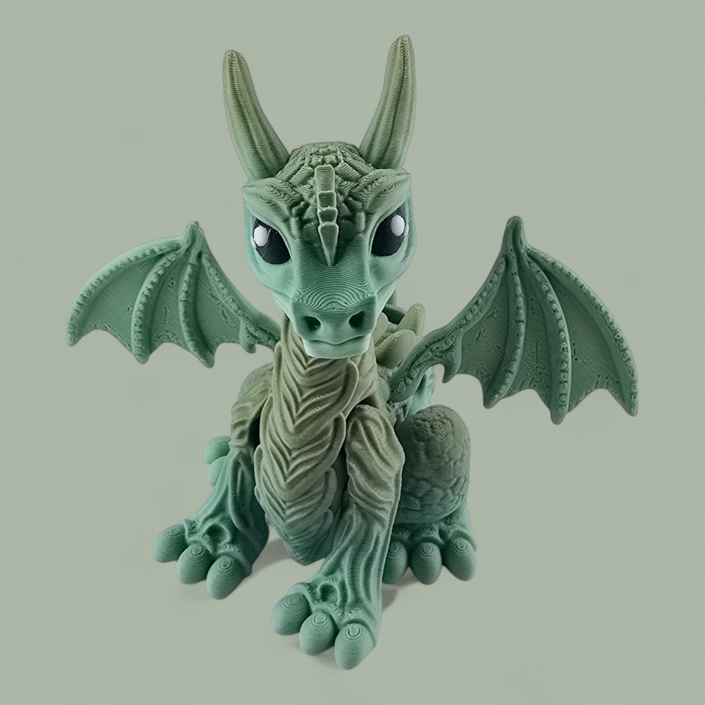 Sitting Cute Dragon Flexi Ornament Fidget