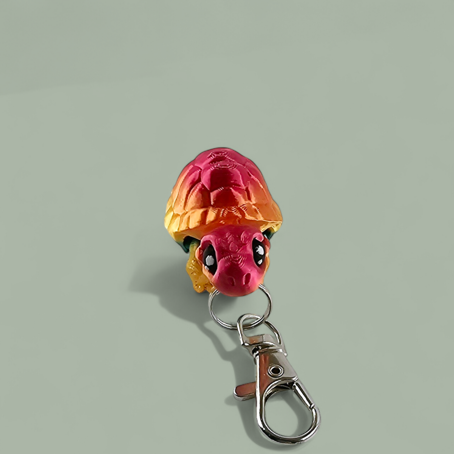 Rainbow Tortoise Keychain/Bag Tag/Lanyard accessory