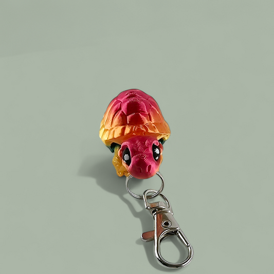 Rainbow Tortoise Keychain/Bag Tag/Lanyard accessory