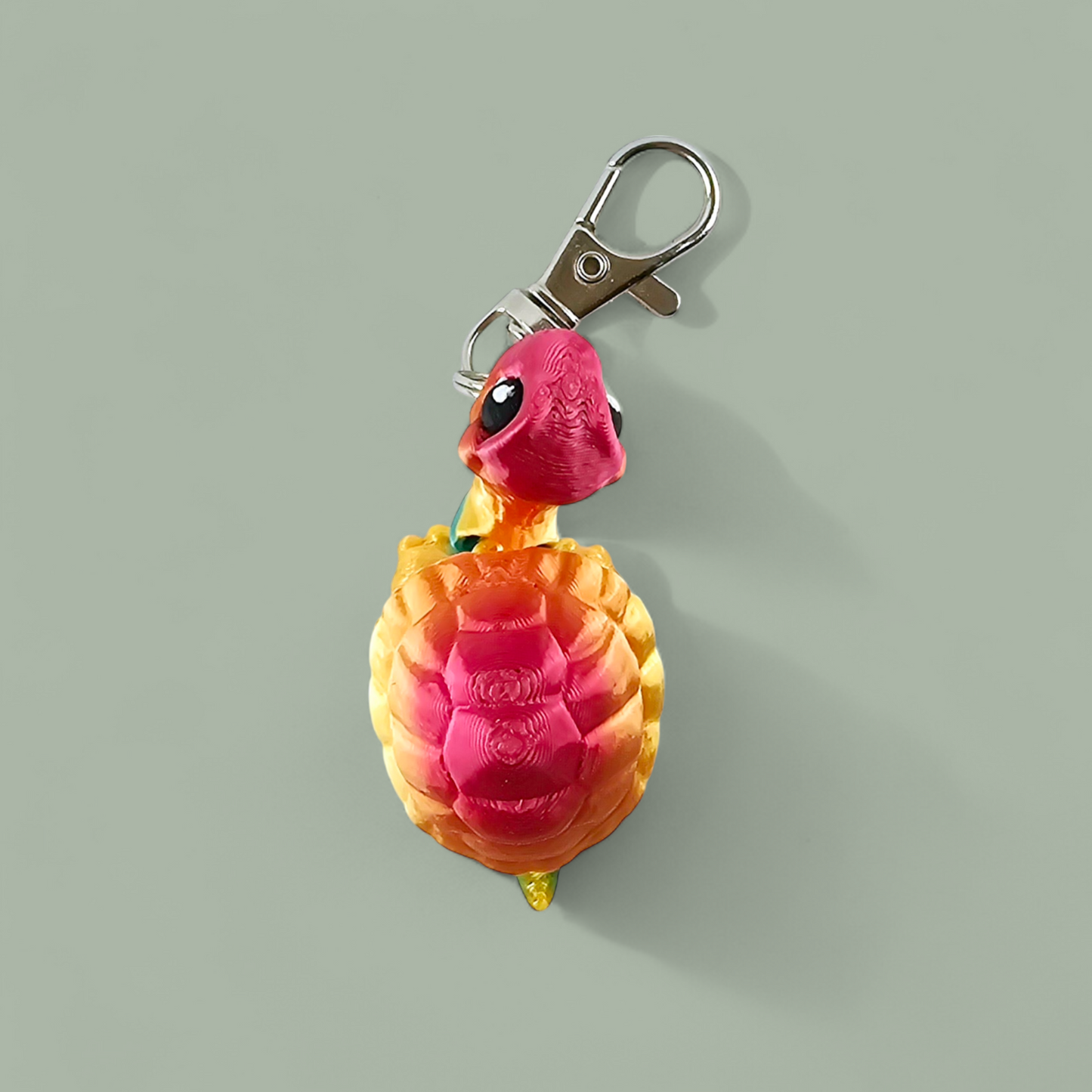 Rainbow Tortoise Keychain/Bag Tag/Lanyard accessory