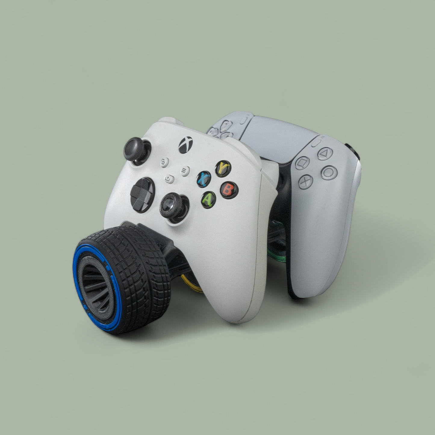 3D Printed Pit Stop Tyres Controller Stand – Xbox Series X/S & PS5 Holder