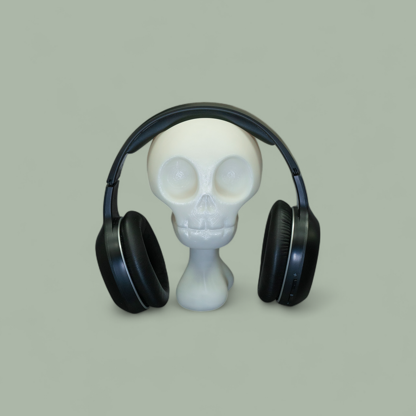 3D Printed Skull Headphone Stand – Clamp-On Desk Mount for Gamers & Creators