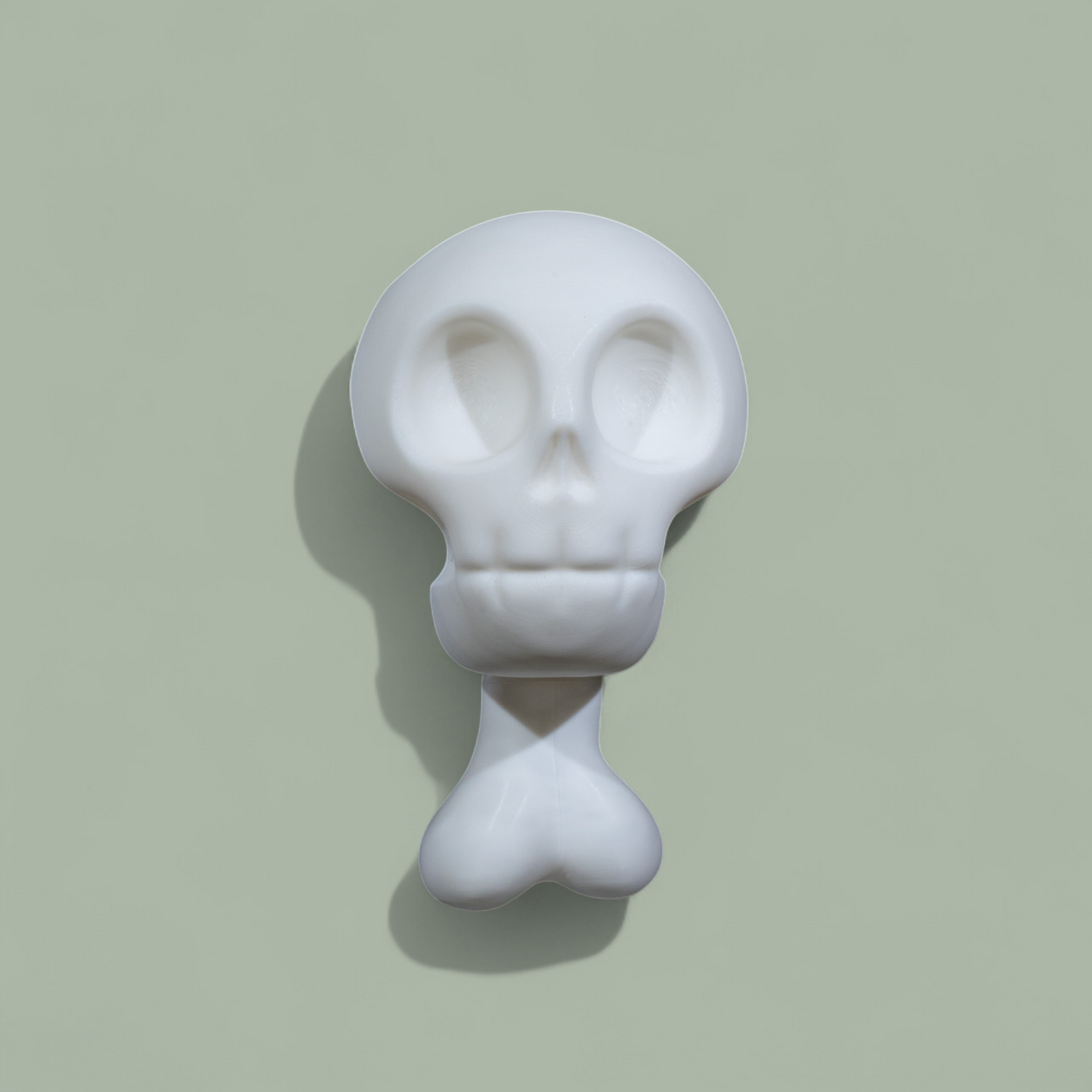 3D Printed Skull Headphone Stand – Clamp-On Desk Mount for Gamers & Creators