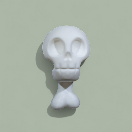 3D Printed Skull Headphone Stand – Clamp-On Desk Mount for Gamers & Creators