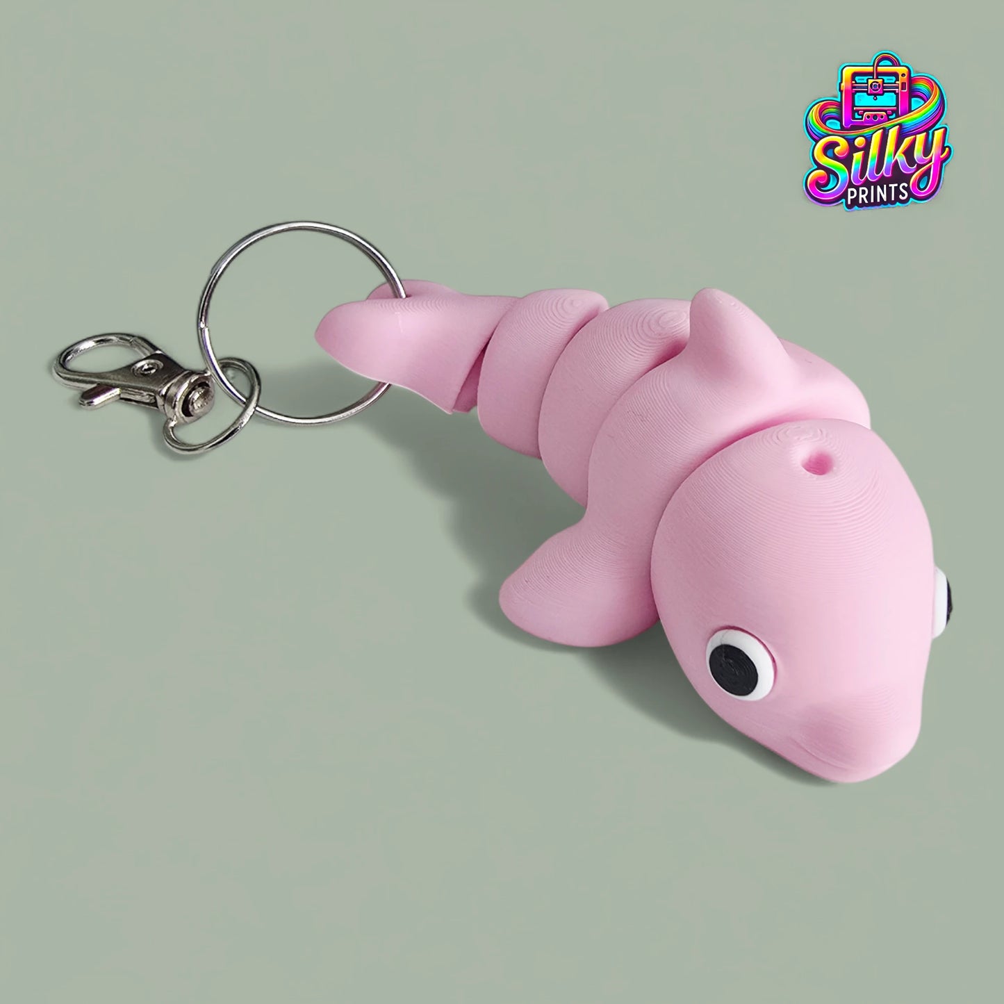 Zou3D Silky Prints Sea Life Keychain & Bag Tags | 3D Printed Ocean Animal Accessories
