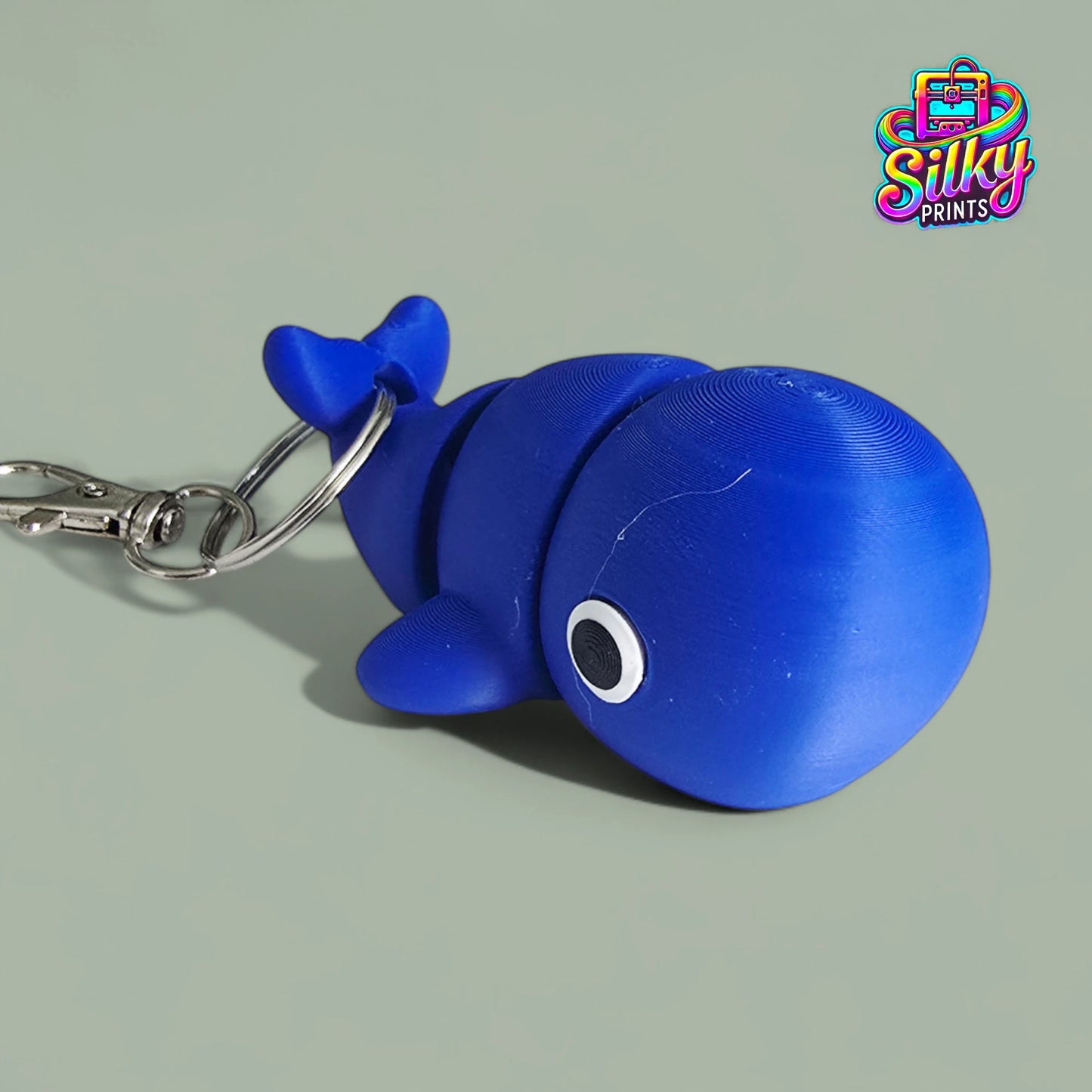 Zou3D Silky Prints Sea Life Keychain & Bag Tags | 3D Printed Ocean Animal Accessories