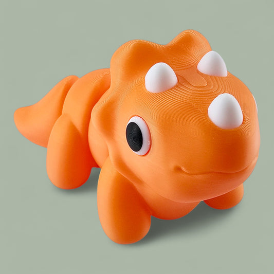 Flexi Cute Triceratops Figurine-Stress Relief-Anxiety Reducing