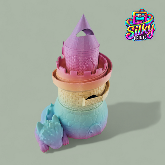 Dragon Tower Piggy Bank