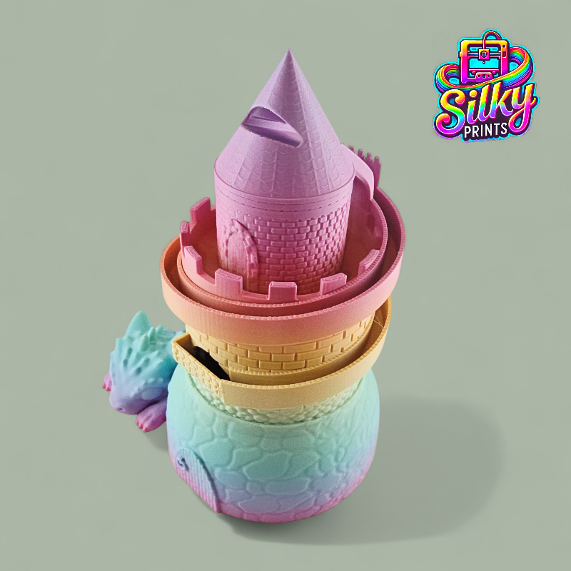 Dragon Tower Piggy Bank