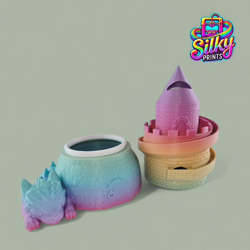 Dragon Tower Piggy Bank