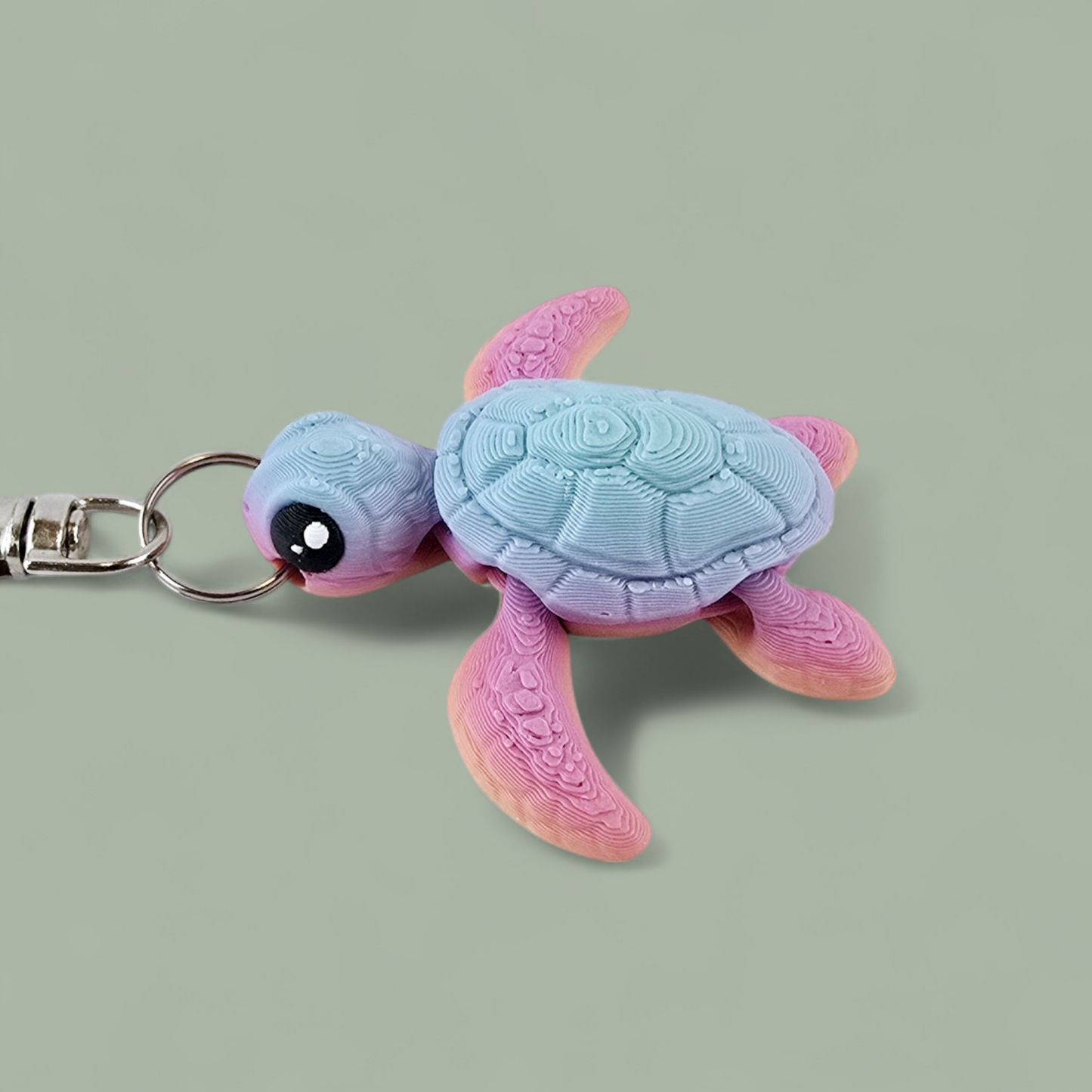 Turtle Keychain-Key Ring-Bag Tag